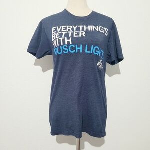 BUSCH LIGHT unisex TShirt "Everything's Better With Busch Light" Size Small BEER